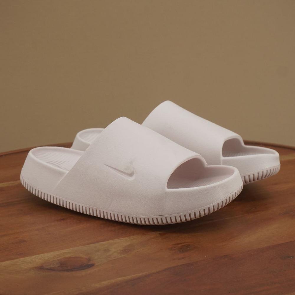 Nike White Slide Sandals